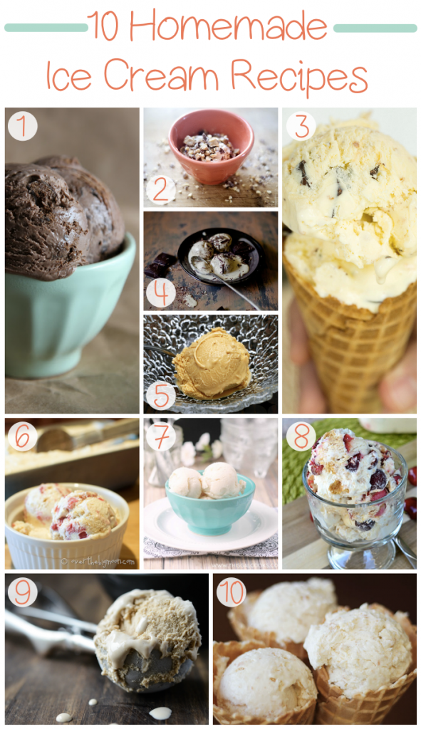 10 Homemade Ice Cream Recipes