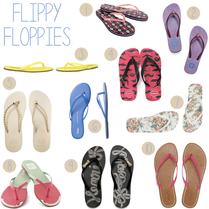 10 Cute Pairs of Flip Flops