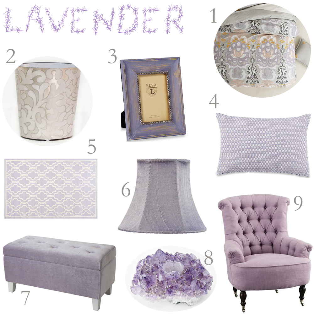  Lavender  and Grey  Bedroom  Decor 